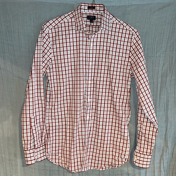 Men’s J.Crew Flex Wrinkle Free Dress Shirt - Picture 1 of 5